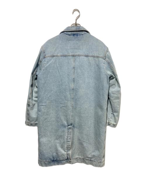 DIESEL（ディーゼル）DIESEL (ディーゼル) D-ROKU-LONG-F1 中綿デニムコート インディゴ サイズ:Lの古着・服飾アイテム
