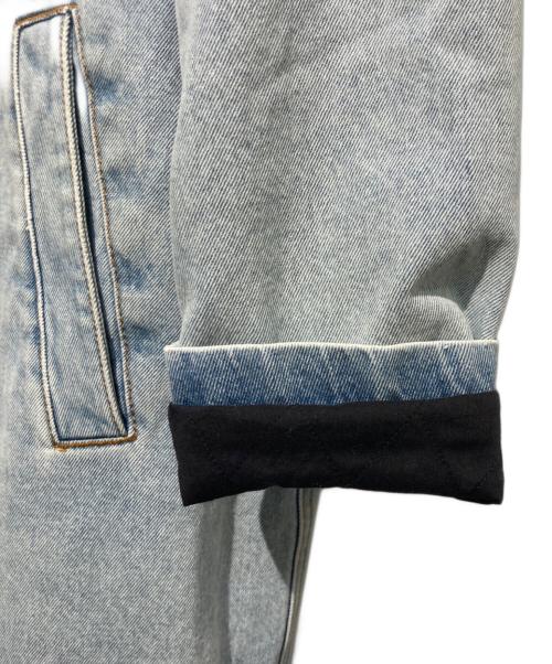 DIESEL（ディーゼル）DIESEL (ディーゼル) D-ROKU-LONG-F1 中綿デニムコート インディゴ サイズ:Lの古着・服飾アイテム