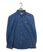Barbourバブアー）の古着「ボタンダウンシャツ」｜ネイビー