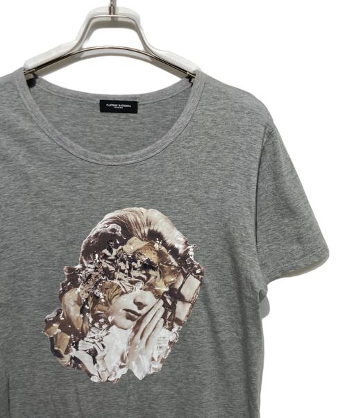 CoSTUME NATIONAL HOMME（コスチューム ナショナル オム）CoSTUME NATIONAL HOMME (コスチューム ナショナル オム) プリントTシャツ グレー サイズ:48の古着・服飾アイテム