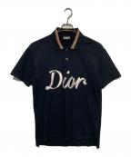 DIOR HOMME×Travis Scott CACTUS JACKディオール オム×トラヴィス・スコット カクタスジャック）の古着「ロゴポロシャツ」｜ブラック