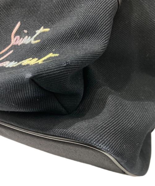 Saint Laurent Paris（サンローランパリ）Saint Laurent Paris (サンローランパリ) キャンバス シティバックパック ブラックの古着・服飾アイテム