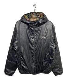 stussy（ステューシー）の古着「リバーシブルジャケット」｜ブラック×カーキ
