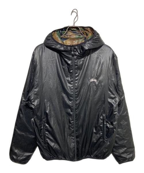 stussy（ステューシー）stussy (ステューシー) リバーシブルジャケット ブラック×カーキ サイズ:XLの古着・服飾アイテム