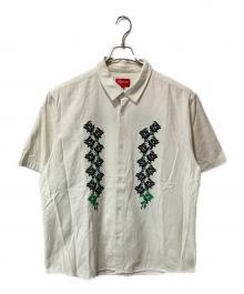 SUPREME（シュプリーム）の古着「Needlepoint S/S Shirt」｜ホワイト