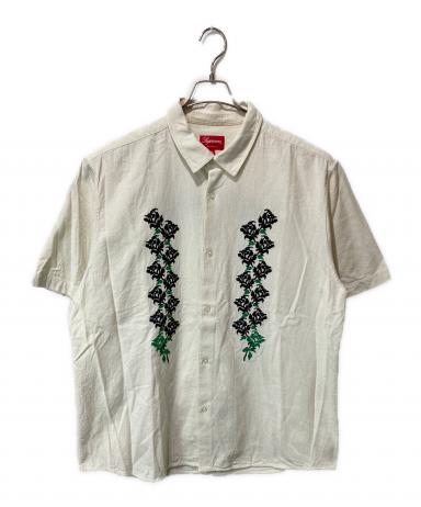 Supreme Needlepoint S/S Shirt sサイズwhite 中古・古着通販】SUPREME (シュプリーム) Needlepoint S/S Shirt