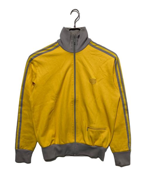 adidas（アディダス）adidas (アディダス) トラックジャケット イエロー×グレー サイズ:Lの古着・服飾アイテム