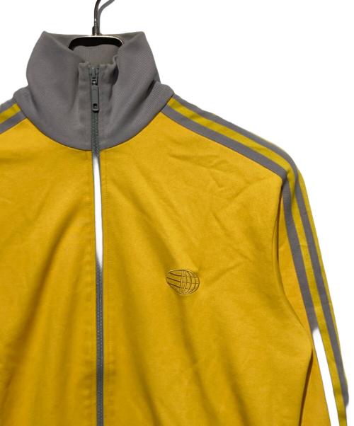 adidas（アディダス）adidas (アディダス) トラックジャケット イエロー×グレー サイズ:Lの古着・服飾アイテム