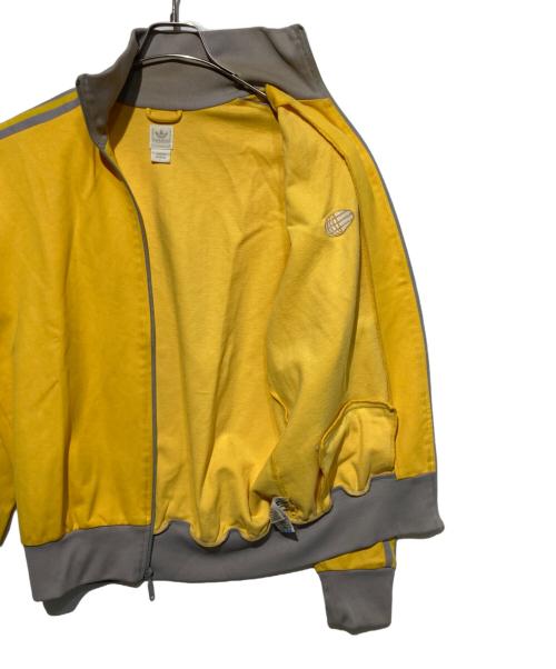 adidas（アディダス）adidas (アディダス) トラックジャケット イエロー×グレー サイズ:Lの古着・服飾アイテム