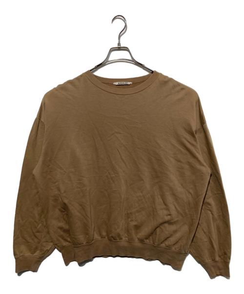 AURALEE（オーラリー）AURALEE (オーラリー) ELASTIC HIGH GAUGE SWEAT P/O ブラウン サイズ:4の古着・服飾アイテム