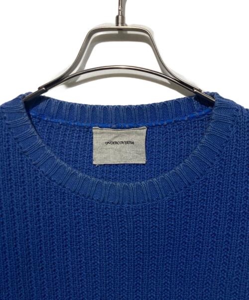 UNDERCOVERISM（アンダーカバーイズム）UNDERCOVERISM (アンダーカバーイズム) ローゲージニット ブルー サイズ:3の古着・服飾アイテム