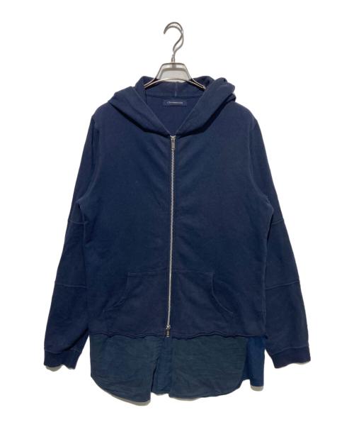 JohnUNDERCOVER（ジョンアンダーカバー）JohnUNDERCOVER (ジョンアンダーカバー) ジップパーカー ネイビー サイズ:3の古着・服飾アイテム