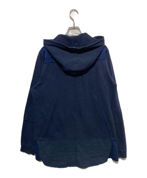 JohnUNDERCOVER（ジョンアンダーカバー）JohnUNDERCOVER (ジョンアンダーカバー) ジップパーカー ネイビー サイズ:3の古着・服飾アイテム