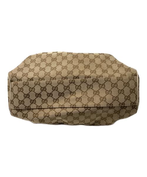 GUCCI（グッチ）GUCCI (グッチ) GGキャンバス トートバッグ ベージュの古着・服飾アイテム