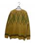 Needles (ニードルズ) MOHAIR CARDIGAN - ARGYL ベージュ×グリーン サイズ:L：16000円