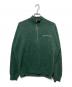stussy（ステューシー）の古着「Half Zip Mock Neck Sweater」｜グリーン