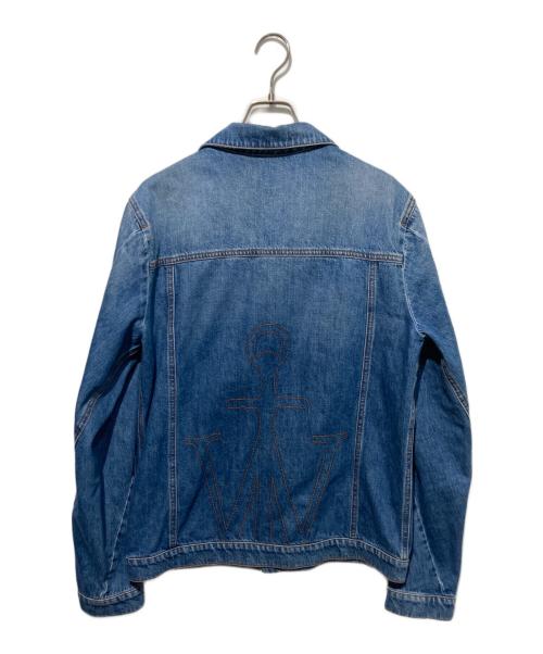 J.W.ANDERSON（ジェイダブリューアンダーソン）J.W.ANDERSON (ジェイダブリューアンダーソン) ツイスト デニム ジャケット インディゴ サイズ:Mの古着・服飾アイテム