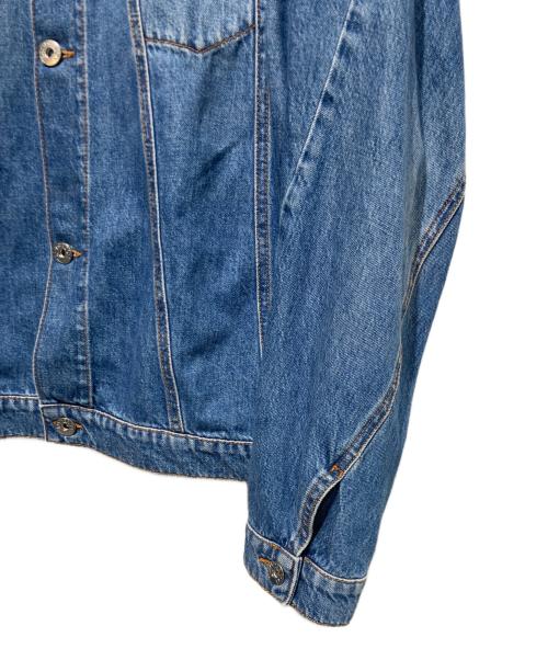 J.W.ANDERSON（ジェイダブリューアンダーソン）J.W.ANDERSON (ジェイダブリューアンダーソン) ツイスト デニム ジャケット インディゴ サイズ:Mの古着・服飾アイテム