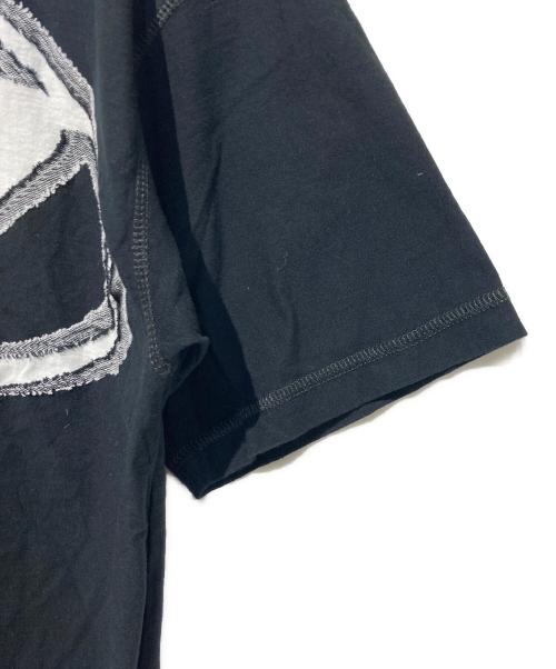 DIESEL（ディーゼル）DIESEL (ディーゼル) Dロゴ プリントTシャツ ブラック サイズ:Lの古着・服飾アイテム