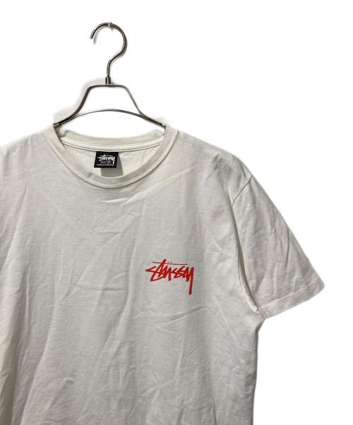 stussy（ステューシー）stussy (ステューシー) SKATE TOUGH TEE ホワイト サイズ:Mの古着・服飾アイテム