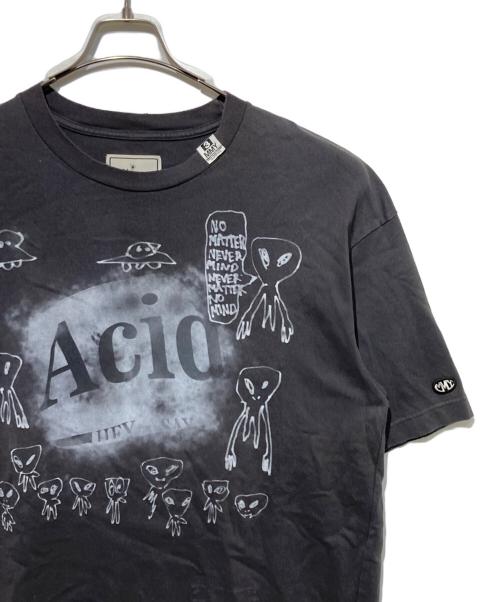 Maison MIHARA YASUHIRO（メゾン ミハラ ヤスヒロ）Maison MIHARA YASUHIRO (メゾン ミハラ ヤスヒロ) DISTRESSED ACID TEE グレー サイズ:46の古着・服飾アイテム