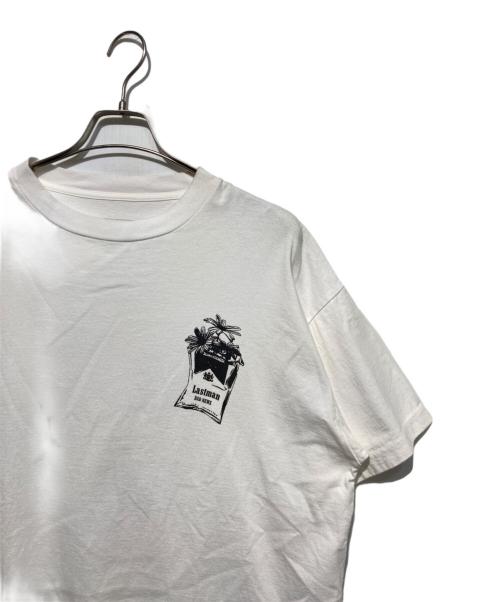 LASTMAN（ラストマン）LASTMAN (ラストマン) PRINTED TEE -TABACO- ホワイト サイズ:Lの古着・服飾アイテム