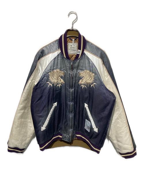 Maison MIHARA YASUHIRO（メゾン ミハラ ヤスヒロ）Maison MIHARA YASUHIRO (メゾン ミハラ ヤスヒロ) SOUVENIR JACKET スカジャン グレー サイズ:46の古着・服飾アイテム