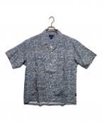 WOOLRICHウールリッチ）の古着「MT PRINT SHIRT」｜ブルー