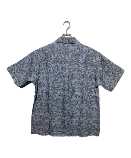 WOOLRICH（ウールリッチ）WOOLRICH (ウールリッチ) MT PRINT SHIRT ブルー サイズ:L 未使用品の古着・服飾アイテム