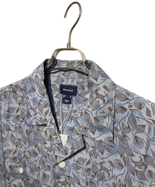 WOOLRICH（ウールリッチ）WOOLRICH (ウールリッチ) MT PRINT SHIRT ブルー サイズ:L 未使用品の古着・服飾アイテム