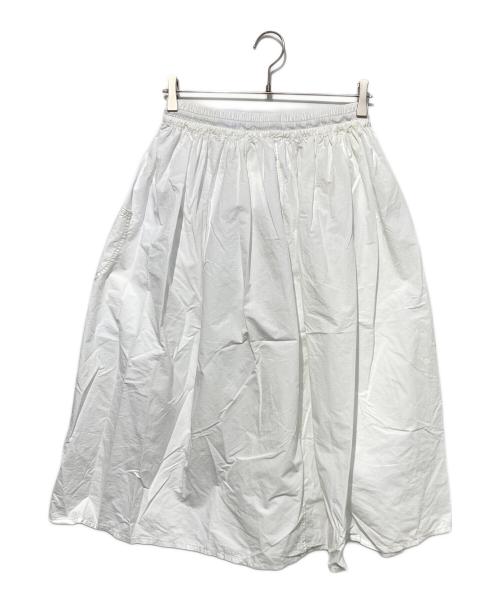 and wander（アンドワンダー）and wander (アンドワンダー) CORDURA cotton rip skirt ホワイト サイズ:WS 未使用品の古着・服飾アイテム