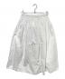 and wander (アンドワンダー) CORDURA cotton rip skirt ホワイト サイズ:WS 未使用品：9000円