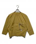 and wanderアンドワンダー）の古着「CORDURA typewriter pullover」｜カーキ