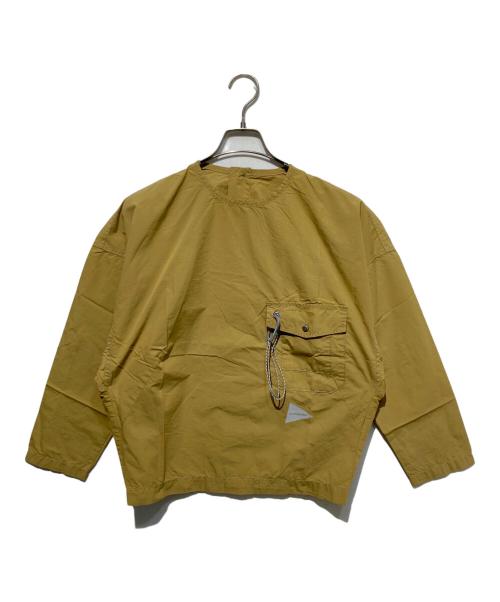 and wander（アンドワンダー）and wander (アンドワンダー) CORDURA typewriter pullover カーキ サイズ:M 未使用品の古着・服飾アイテム