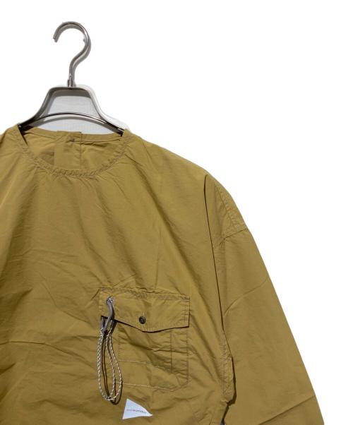 and wander（アンドワンダー）and wander (アンドワンダー) CORDURA typewriter pullover カーキ サイズ:M 未使用品の古着・服飾アイテム