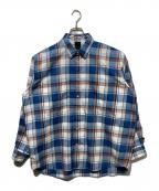 DAIWA PIER39ダイワ ピア39）の古着「Tech Work Shirts Flannel Plaids」｜ブルー