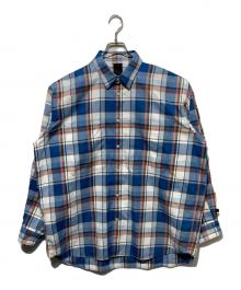 DAIWA PIER39（ダイワ ピア39）の古着「Tech Work Shirts Flannel Plaids」｜ブルー