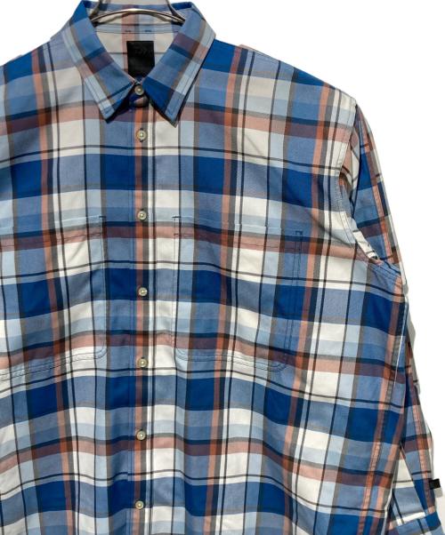 DAIWA PIER39（ダイワ ピア39）DAIWA PIER39 (ダイワ ピア39) Tech Work Shirts Flannel Plaids ブルー サイズ:Lの古着・服飾アイテム