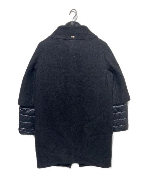 HERNO（ヘルノ）HERNO (ヘルノ) レイヤードコート ブラック サイズ:44の古着・服飾アイテム