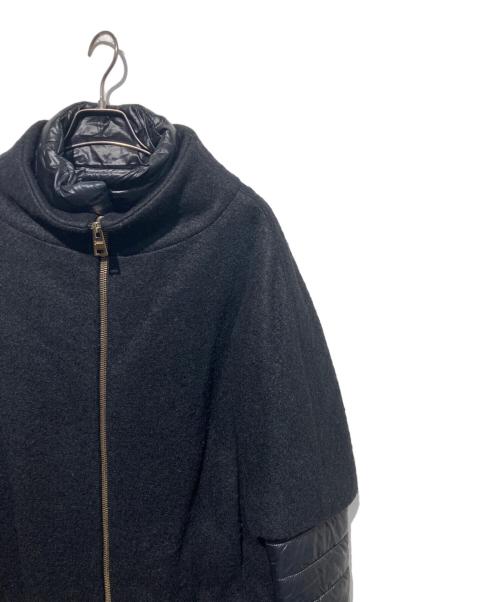 HERNO（ヘルノ）HERNO (ヘルノ) レイヤードコート ブラック サイズ:44の古着・服飾アイテム