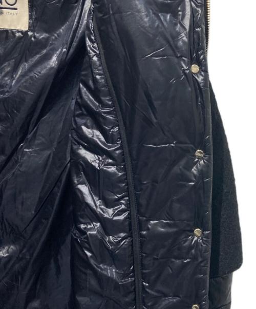 HERNO（ヘルノ）HERNO (ヘルノ) レイヤードコート ブラック サイズ:44の古着・服飾アイテム