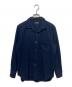 COMME des GARCONS HOMME PLUS（コムデギャルソンオムプリュス）の古着「オールドオープンカラーシャツ」｜ネイビー
