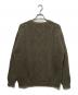 BATONER (バトナ―) STEVEN ALAN (スティーブンアラン) 別注フィッシャーマンニット カーキ サイズ:3：12000円
