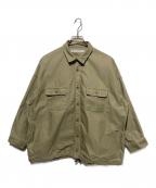 journal standard luxeジャーナルスタンダード ラックス）の古着「バックサテンCPOシャツブルゾン」｜カーキ