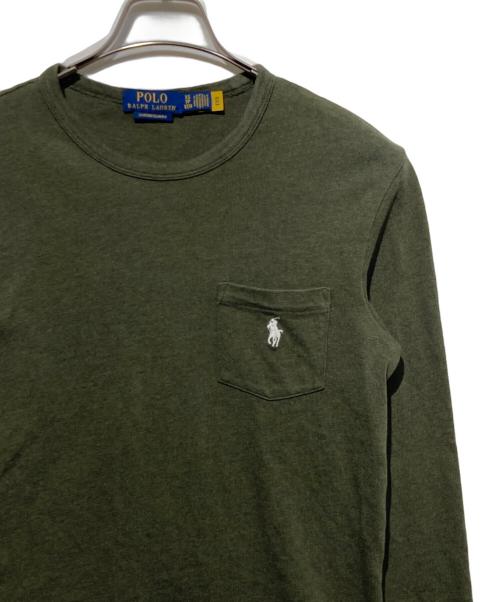 POLO RALPH LAUREN（ポロ・ラルフローレン）POLO RALPH LAUREN (ポロ・ラルフローレン) LSCNPKTM1-LONG SLEEVE-KINT カーキ サイズ:XSの古着・服飾アイテム