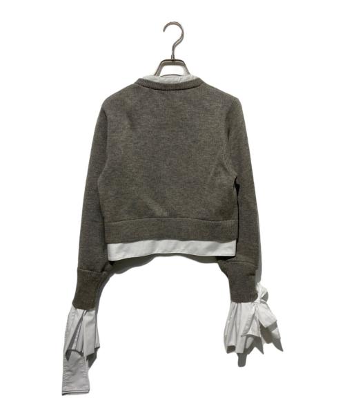 Bibiy.（ビビィ）Bibiy. (ビビィ) ドッキングカーディガン グレー サイズ:Freeの古着・服飾アイテム