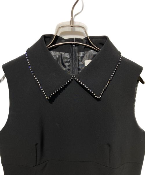 sheller（シェリエ）sheller (シェリエ) フラワービジュードレス ブラック サイズ:不明の古着・服飾アイテム