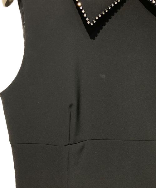 sheller（シェリエ）sheller (シェリエ) フラワービジュードレス ブラック サイズ:不明の古着・服飾アイテム