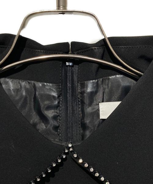 sheller（シェリエ）sheller (シェリエ) フラワービジュードレス ブラック サイズ:不明の古着・服飾アイテム