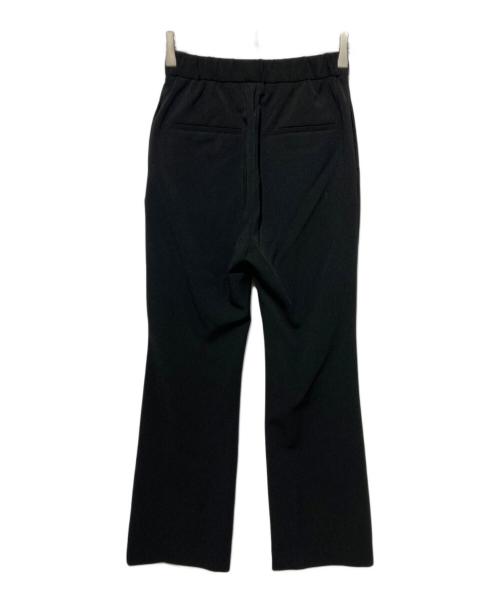 anuans（アニュアンス）anuans (アニュアンス) ストレッチスリットフレアパンツ ブラック サイズ:Sの古着・服飾アイテム